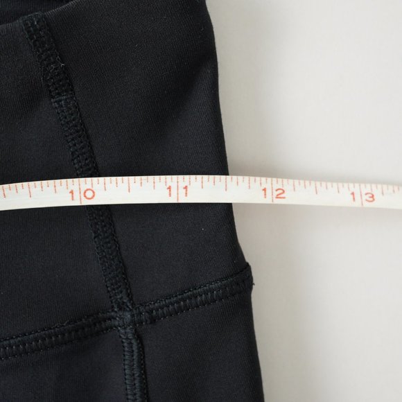 Lululemon Mesh Panel Cropped Capri 29" Leggings Black Womens Size 2 P30416 - Picture 12 of 12